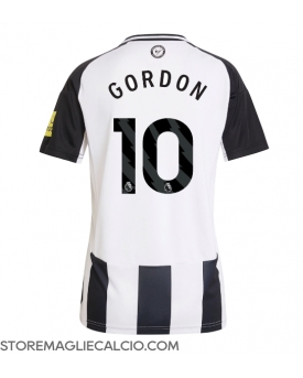 Newcastle United Anthony Gordon #10 Maglia Gara Casa Repliche 2024-25 Donna Maniche Corte